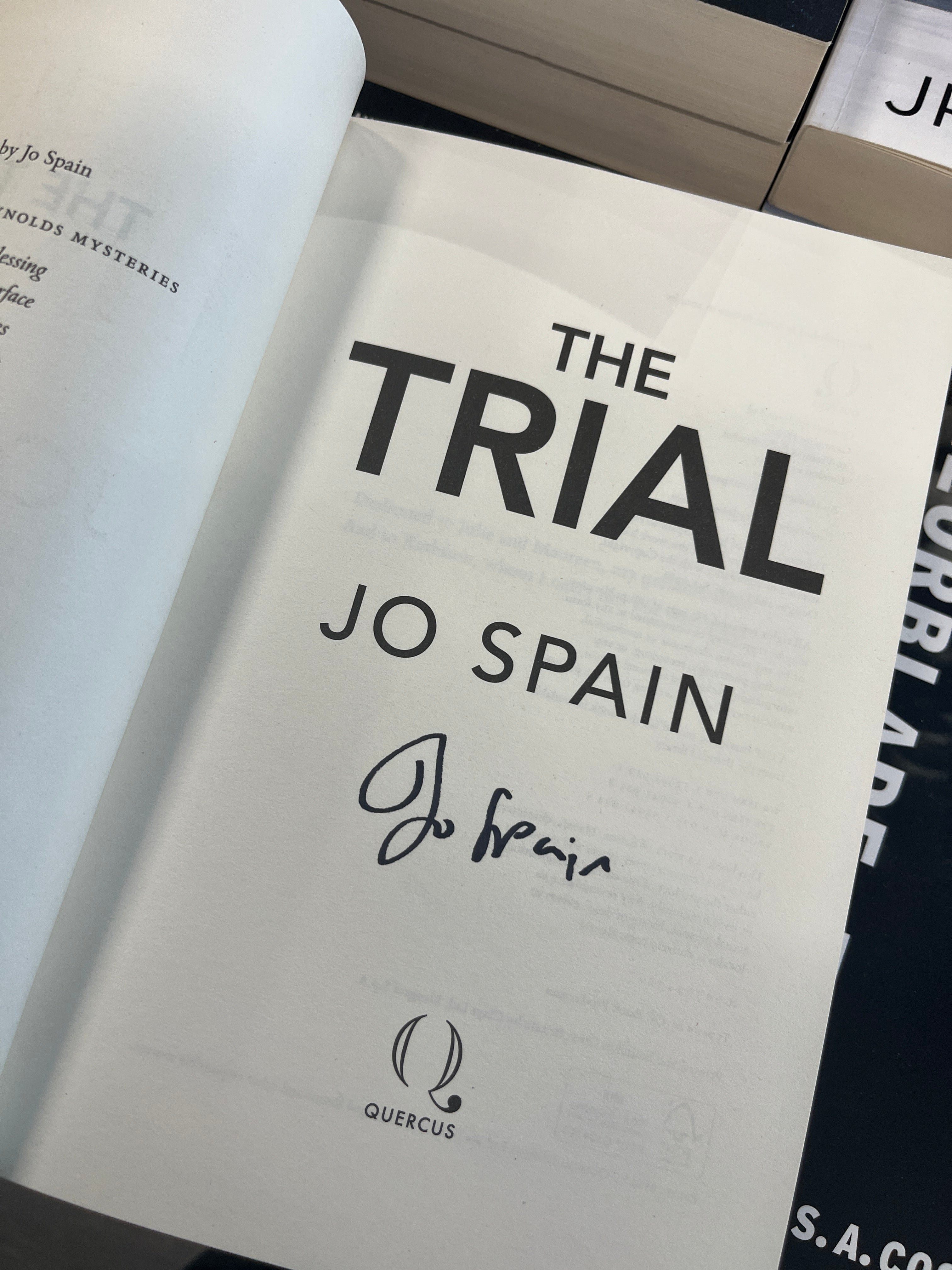 Spain, Jo CRIME FICTION New Jo Spain: The Trial [2024] paperback