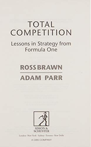 Brawn, Ross BARGAIN SPORT Ross Brawn: Total Competition Pa [2018] paperback
