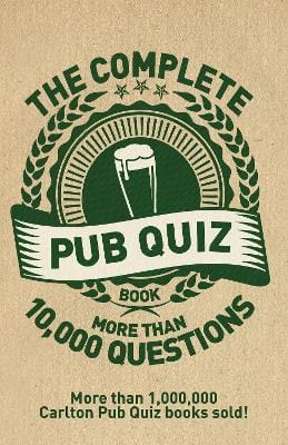 Carlton & Preston, Sue BARGAIN PUZZLES & GAMES New Carlton: The Complete Pub Quiz Book [2015] paperback