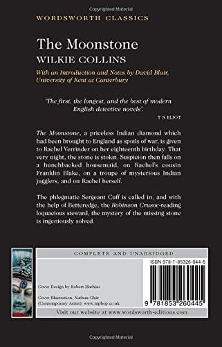 Collins, Wilkie & Blair, David (Rutherford College, Univer & Carabine, Dr Keith (University Of Kent A WORDSWORTH CLASSICS Wilkie Collins: The Moonstone (Wordsworth Classics) [1992] paperback