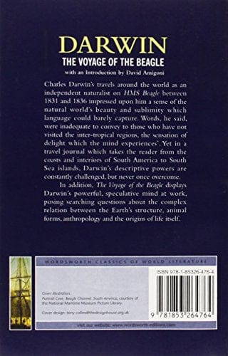 Darwin, Charles & Amigoni, David & Griffith, Tom WORDSWORTH CLASSICS Charles Darwin: The Voyage of the Beagle (Classics of World Literature) [1997] paperback