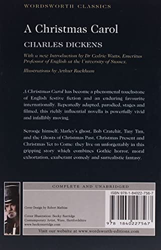 Dickens, Charles & Carabine, Dr Keith & Watts, Professor Cedric WORDSWORTH CLASSICS Charles Dickens: A Christmas Carol (Wordsworth Classics) [2018] paperback