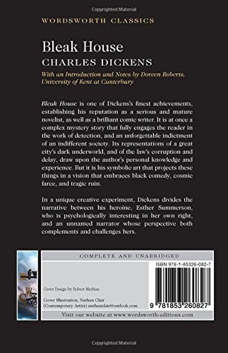 Dickens, Charles & Roberts, Doreen (University Of Kent At C & Browne (Phiz), Hablot K. & Carabine, Dr Keith (University Of Kent A WORDSWORTH CLASSICS Charles Dickens: Bleak House (Wordsworth Classics) [1993] paperback