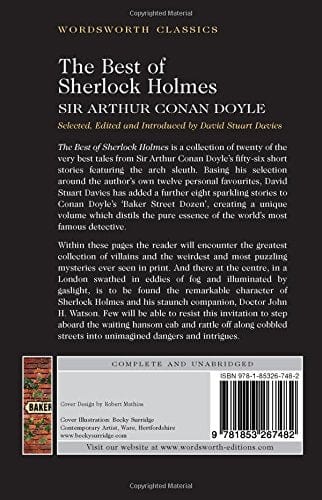 Doyle, Arthur Conan & Davies, David Stuart & Carabine, Dr Keith (University Of Kent A WORDSWORTH CLASSICS Sir Arthur Conan Doyle: The Best of Sherlock Holmes (Wordsworth Classics) [1998] paperback