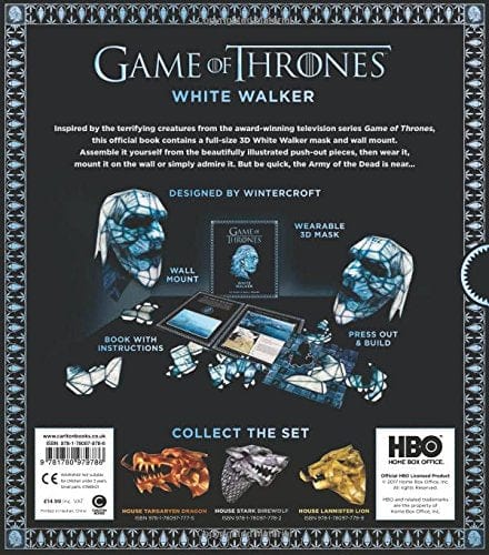 Hbo BARGAIN SCIENCE FICTION FANTASY New Hbo: Game of Thrones Mask - White Walker [2017]