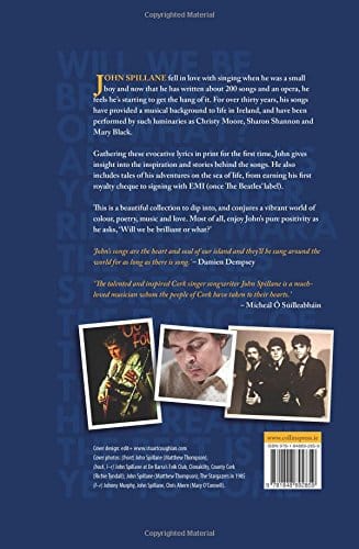 Spillane, John BARGAIN IRISH BIOGRAPHY John Spillane: Will We Be Brilliant or What?: Songs & Stories [2016] hardback