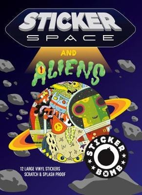 Sticker, Bomb BARGAIN CHILDRENS REFERENCE New Srk: Sticker Space and Aliens [2017] paperback