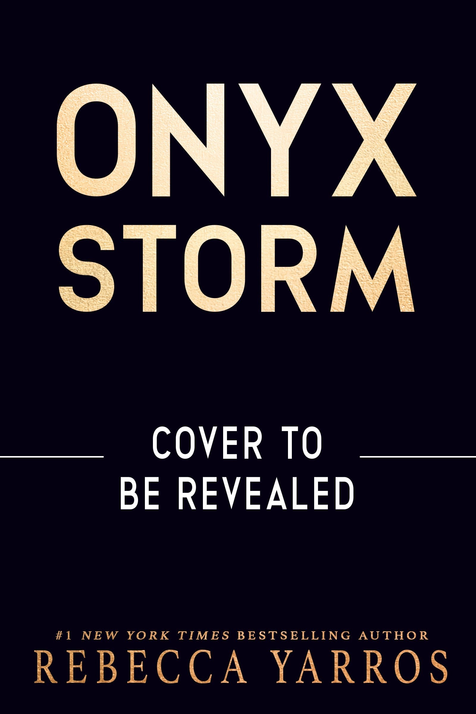 Yarros, Rebecca PREORDER FICTION New Rebecca Yarros: Onyx Storm [2025] paperback