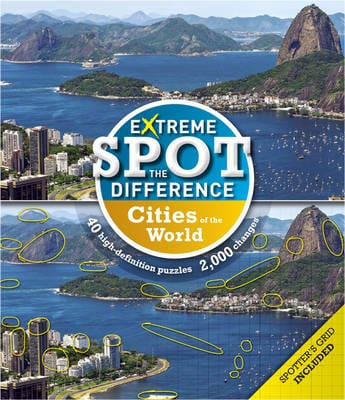 Dedopulos, Tim BARGAIN PUZZLES & GAMES Extreme Spot-the-Difference: Cities