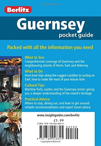 Travl TRAVEL GUIDES GUERNSEY POCKET BERLITZ -Z49