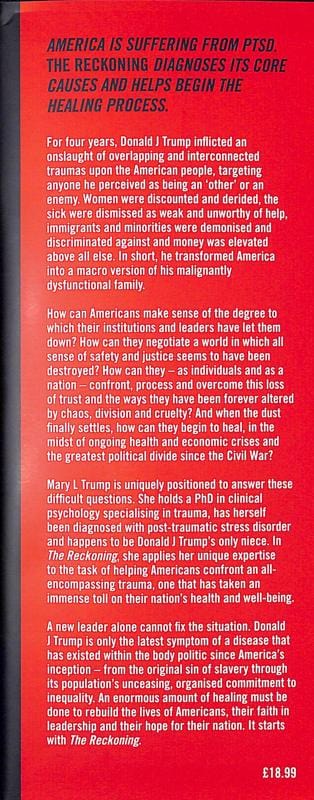 Trump, Mary L (Author) CURRENT AFFAIRS The Reckoning: America's Trauma and Finding a Way to Heal