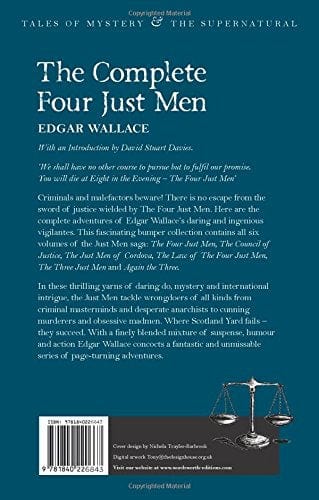 Wallace, Edgar & Davies, David Stuart WORDSWORTH CLASSICS COMPLETE FOUR JUST MEN W10